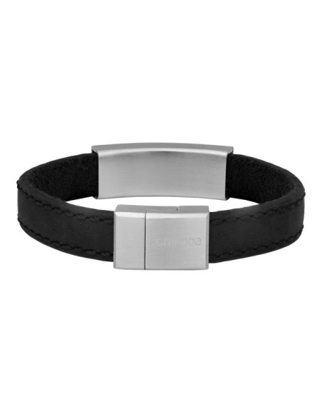 SON OF NOA | SON armbånd sort kalveskind 19cm 12mm
