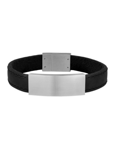 SON OF NOA | SON armbånd sort kalveskind 21cm 12mm