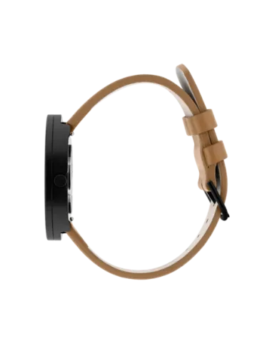 PICTO | 40 mm / Cappuccino brun urskive / Cappucciono brun læderrem