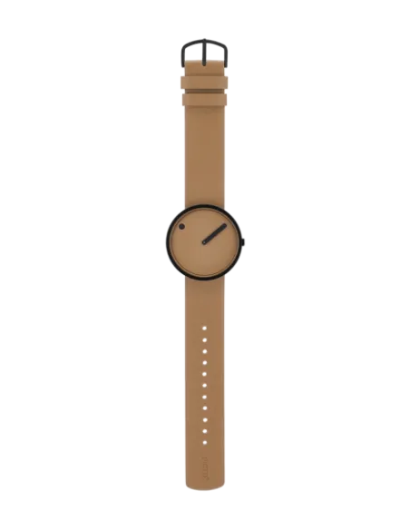 PICTO | 40 mm / Cappuccino brun urskive / Cappucciono brun læderrem PICTO | 40 mm / Cappuccino brun urskive / Cappucciono brun læderrem