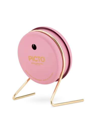 PICTO bordur i Flamingo Pink – ikonisk minimalistisk design og funktion.