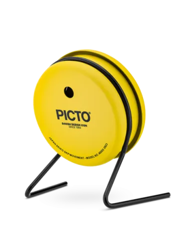 PICTO bordur i Sunny Yellow – ikonisk minimalistisk design og funktion.