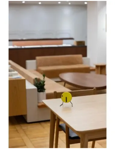 PICTO bordur i Sunny Yellow – ikonisk minimalistisk design og funktion.