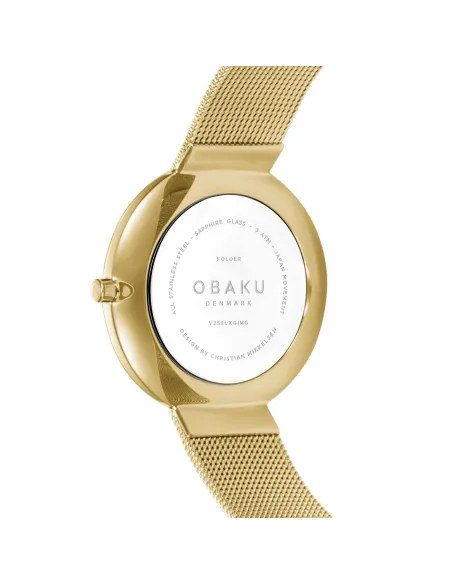 OBAKU | FOLDER-gold Ø32mm OBAKU | FOLDER-gold Ø32mm