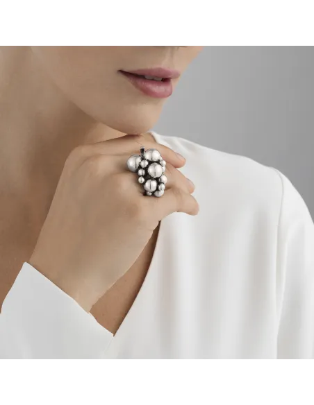 GEORG JENSEN | MOONLIGHT GRAPES RING STOR GEORG JENSEN | MOONLIGHT GRAPES RING STOR