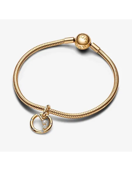 PANDORA Sagittarius Zodiac Charm med Vedhæng | Udforsk Din Eventyrlyst