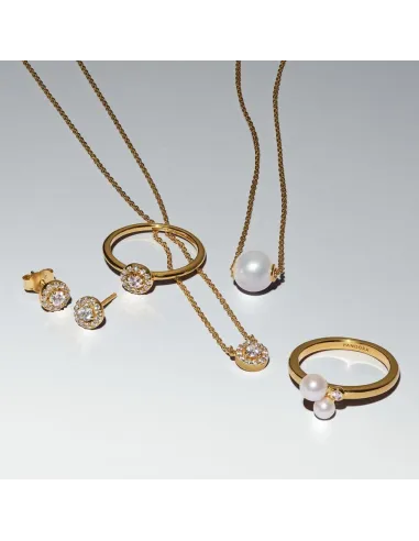 PANDORA | Rund Pavé Halo Ring