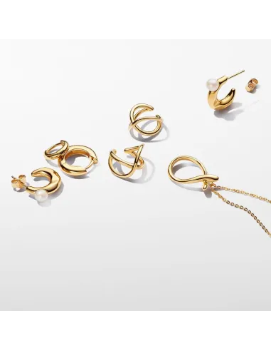 PANDORA | Organisk formede uendeligheds ear cuff