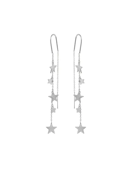 SUSANNE FRIIS BJØRNER | Ørekæde sølv med stjerner