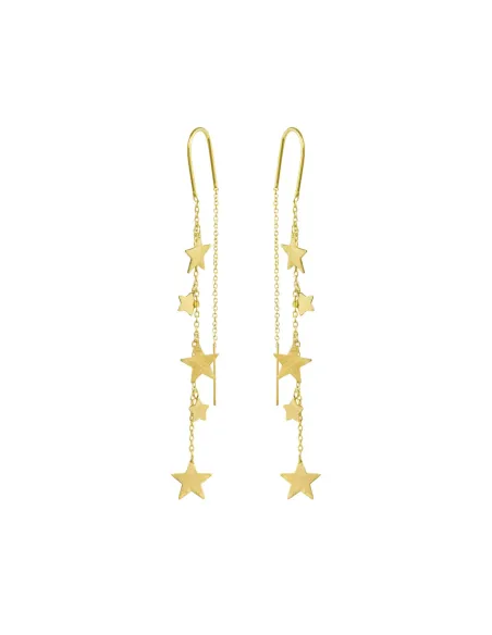 SUSANNE FRIIS BJØRNER | Ørekæde forgyldt sølv med stjerner