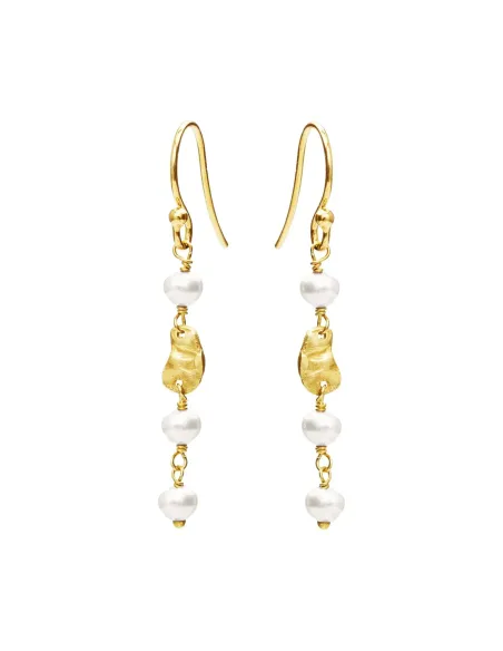 SUSANNE FRIIS BJØRNER | Ørebøjle forgyldt sølv med perler