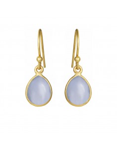 SUSANNE FRIIS BJØRNER | FORG. ØREBØJLER MED CALCEDON