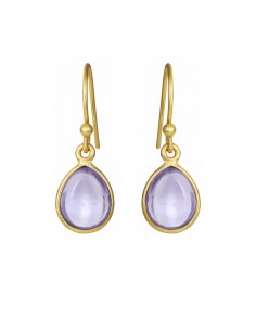SUSANNE FRIIS BJØRNER | FORG. ØREBØJLER MED LYS AMETYST