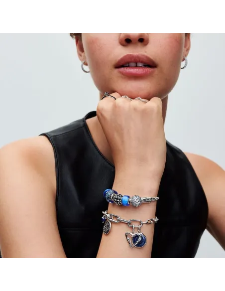 PANDORA | Pandora ME Sort Chakra Hjertering PANDORA | Pandora ME Sort Chakra Hjertering