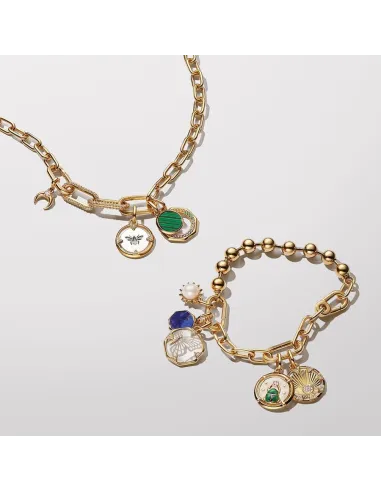 Pandora | Pandora ME Behandlet Ferskvandskulturperle Sol Minicharm med vedhæng