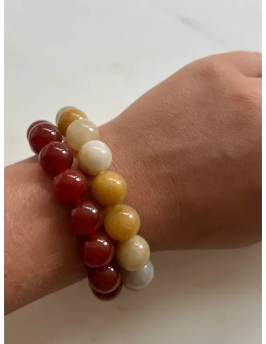 Soï | Chunky Orange Aventurin | Krystal armbånd