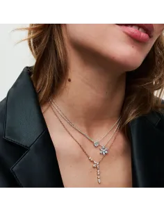 PANDORA | Funklende Herbarium Klynge ørestikker 2