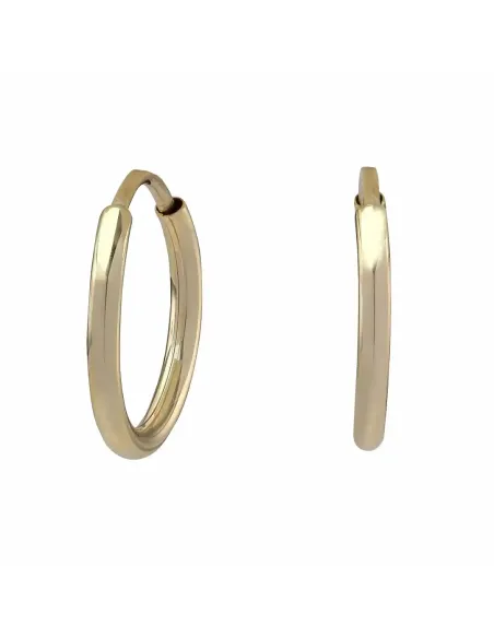 Siersbøl | 8kt. guldcreoler 12mm