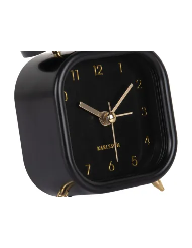 KARLSSON | Vækkeur Metallic Glam Square