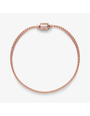 Funklende Krydsende Stjerne Charm – Sterlingsølv og 14 kt. guldbelægning med pavé