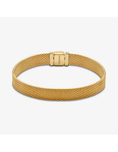 Funklende Krydsende Stjerne Charm – Sterlingsølv og 14 kt. guldbelægning med pavé