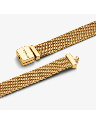 Funklende Krydsende Stjerne Charm – Sterlingsølv og 14 kt. guldbelægning med pavé