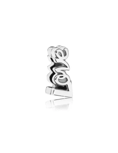 PANDORA | PANDORA Reflexions elsker script sølv clip charm