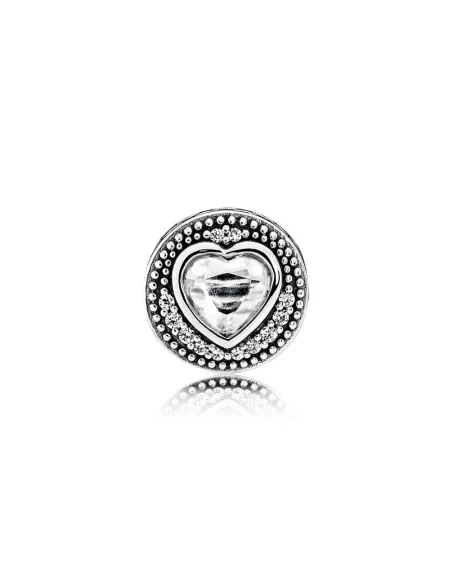 Funklende Krydsende Stjerne Charm – Sterlingsølv og 14 kt. guldbelægning med pavé Funklende Krydsende Stjerne Charm – Sterlingsølv og 14 kt. guldbelægning med pavé