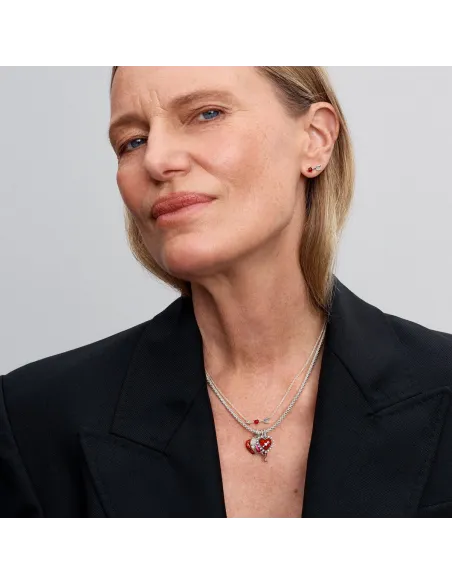 PANDORA | Pil & Muranoglas Hjerte Ørestikker