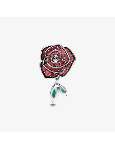 PANDORA | Funklende Rose i Blomst Charm