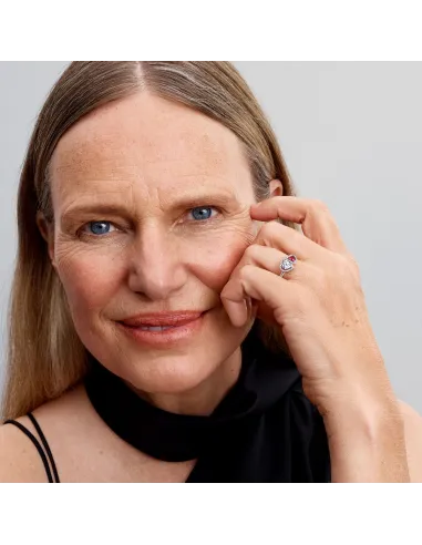 PANDORA | Halo Hjerter Ring