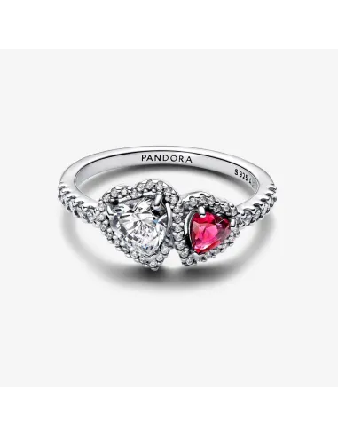 PANDORA | Halo Hjerter Ring