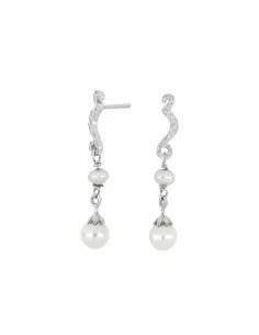 NORDAHL JEWELLERY | Rhd. sølv ørehængere SPACE52 1