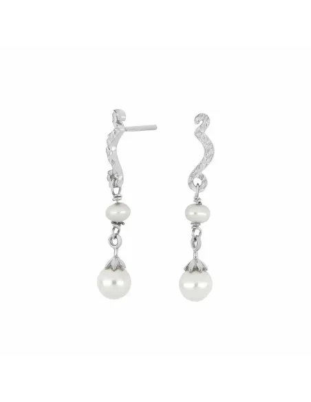 NORDAHL JEWELLERY | Rhd. sølv ørehængere SPACE52 1