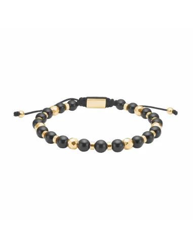 SON OF NOA | SON armbånd black agate og IP gold