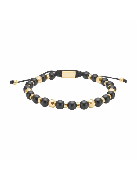 SON OF NOA | SON armbånd black agate og IP gold