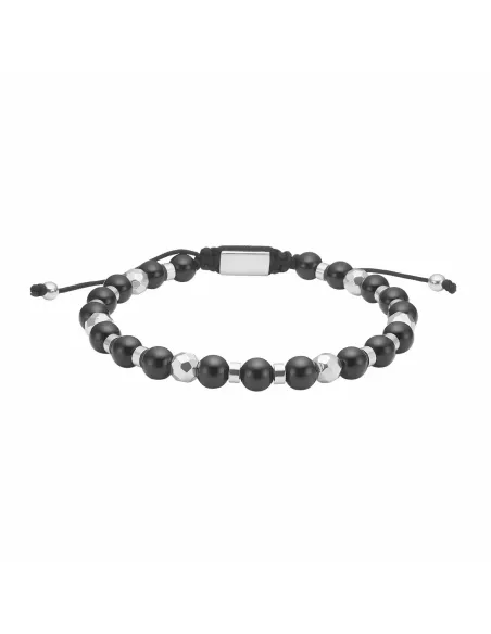 SON OF NOA | SON armbånd black agate og stål