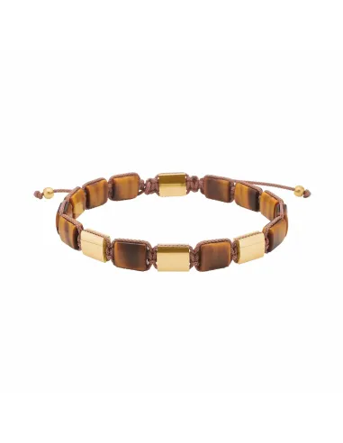 SON OF NOA | SON armbånd yellow tiger eye og IP gold