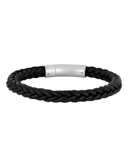 SON OF NOA | SON armbånd sort kalveskind 21cm 21