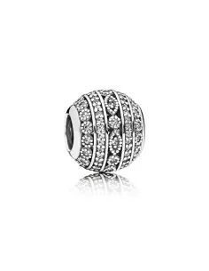 PANDORA | Sølv charme med klare cubic zirconia