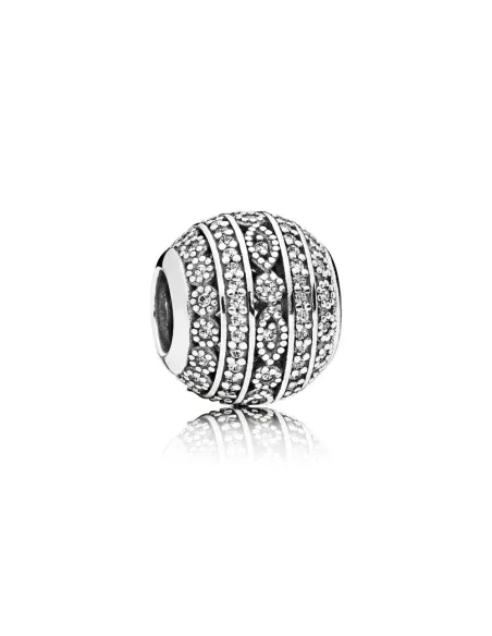 PANDORA | Sølv charme med klare cubic zirconia PANDORA | Sølv charme med klare cubic zirconia