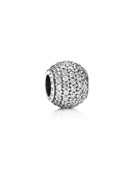 PANDORA | Abstrakt pave sølv charme med cubic zirconia PANDORA | Abstrakt pave sølv charme med cubic zirconia