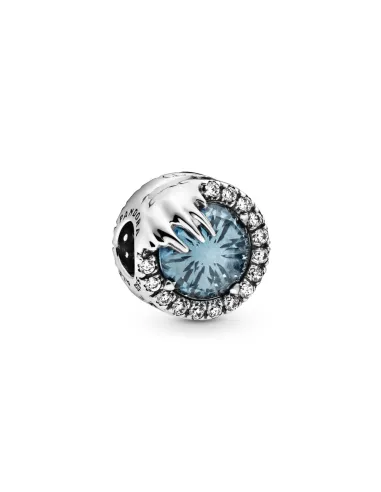 PANDORA | Disney Frozen sterling sølv charme med vinter himmelblå krystal og klare cubic zirconia