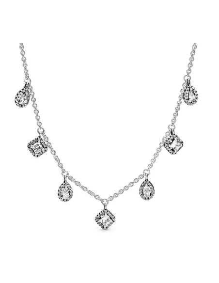 Funklende Krydsende Stjerne Charm – Sterlingsølv og 14 kt. guldbelægning med pavé Funklende Krydsende Stjerne Charm – Sterlingsølv og 14 kt. guldbelægning med pavé