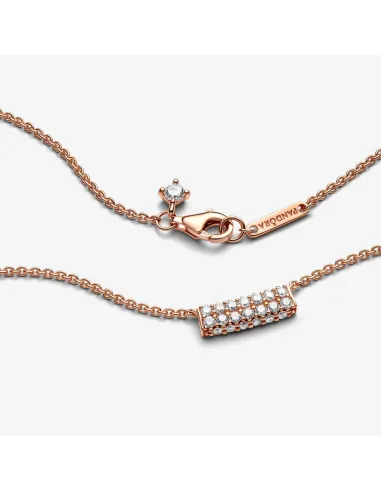 Funklende Krydsende Stjerne Charm – Sterlingsølv og 14 kt. guldbelægning med pavé