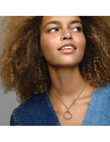 Funklende Krydsende Stjerne Charm – Sterlingsølv og 14 kt. guldbelægning med pavé