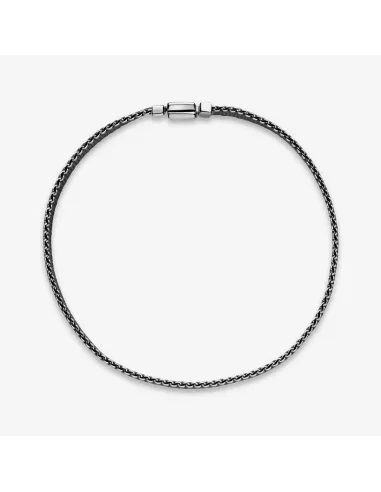 Funklende Krydsende Stjerne Charm – Sterlingsølv og 14 kt. guldbelægning med pavé