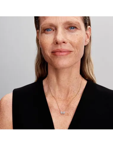 Pandora | Funklende Sløjfe Halskæde