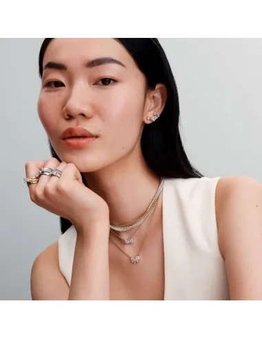 Pandora | Funklende Sløjfe Halskæde