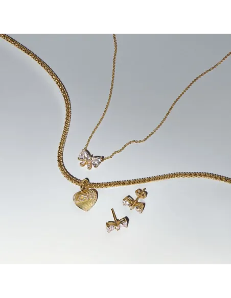 Pandora | Funklende Sløjfe Halskæde Pandora | Funklende Sløjfe Halskæde